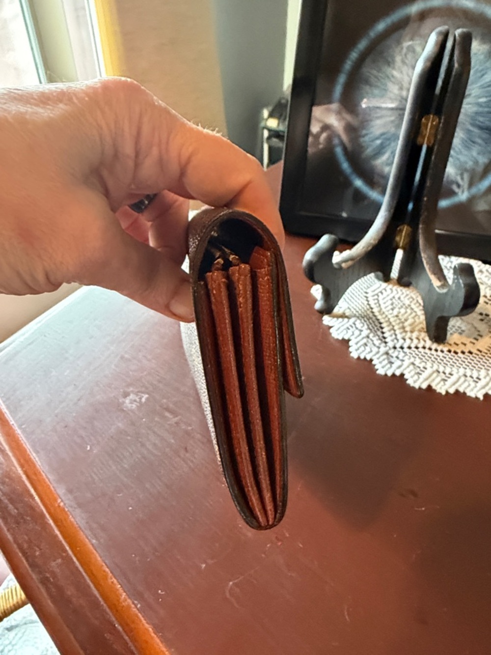 Louis Vuitton Brown Monogram Snap Wallet - Picture 3 of 9